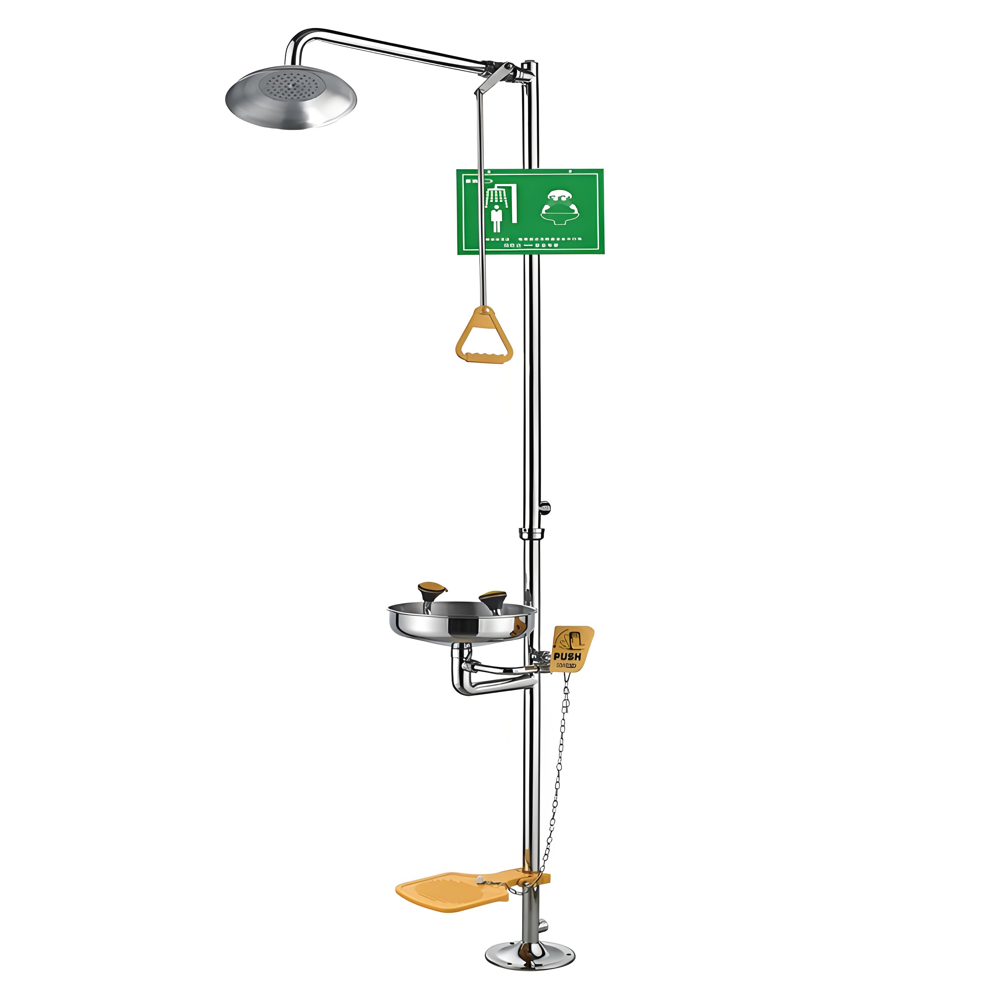 实验室家具全解析（四）：紧急设备（紧急冲淋器、洗眼器）选型指...